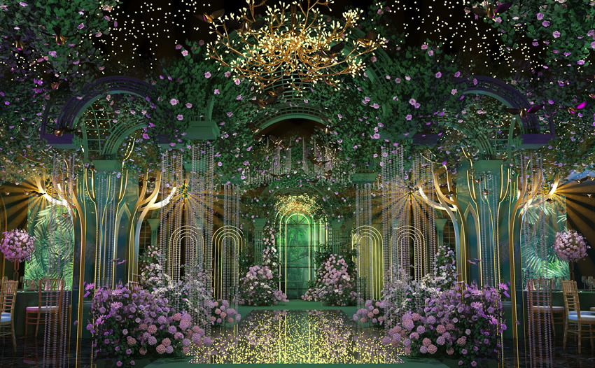 翠屏奇妙森林婚礼堂效果展示